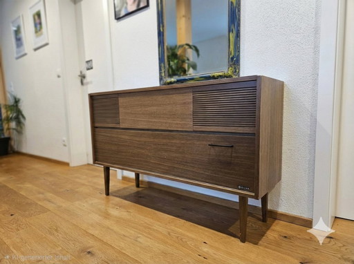 Mid-Century Sideboard & Music Cabinet | Vintage 1960s Chest of Drawers, Retro Lowboard