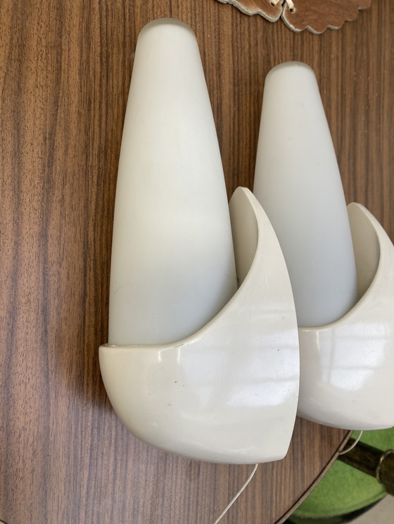 Image 1 of 2 appliques murales des années 1960 de Bo Niko