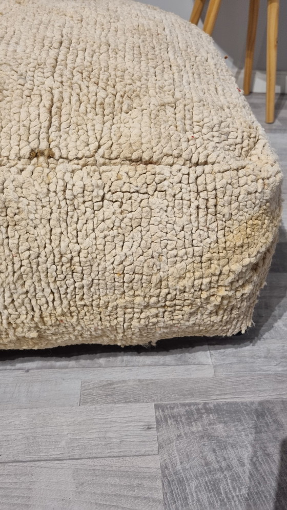 Image 1 of Vintage Berber pouf