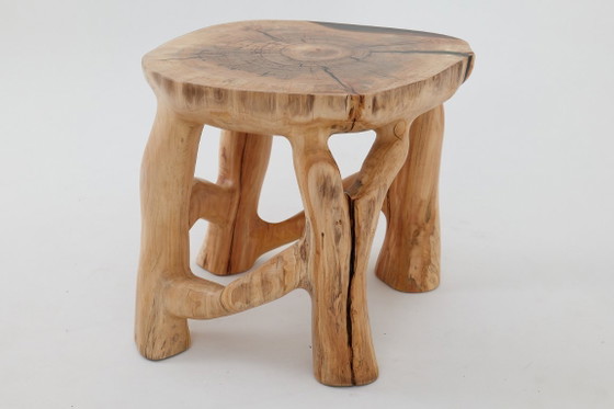 Image 1 of Sculptural Coffee Table, Solid Wood, Contemporary Design, Handmade, Logniture