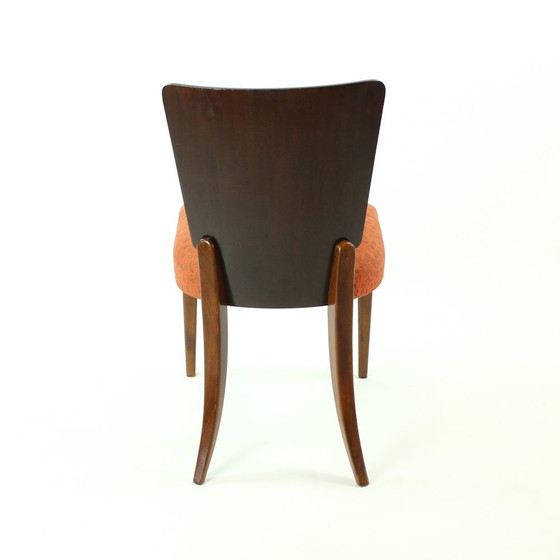 Image 1 of Set of 4 Dining Chairs H 214 by Jindrich Halabala, Set of Four, Czechoslovakia, 1930s