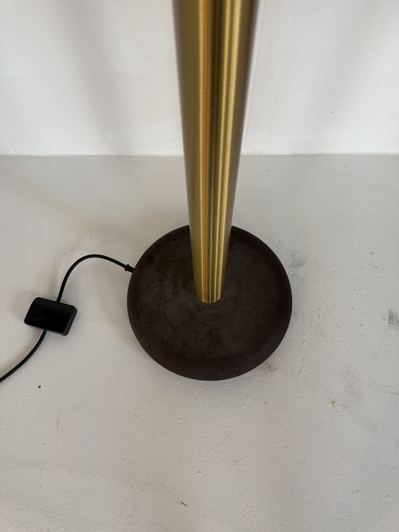 Image 1 of Vintage brass arc lamp, Goffredo Reggiani '70