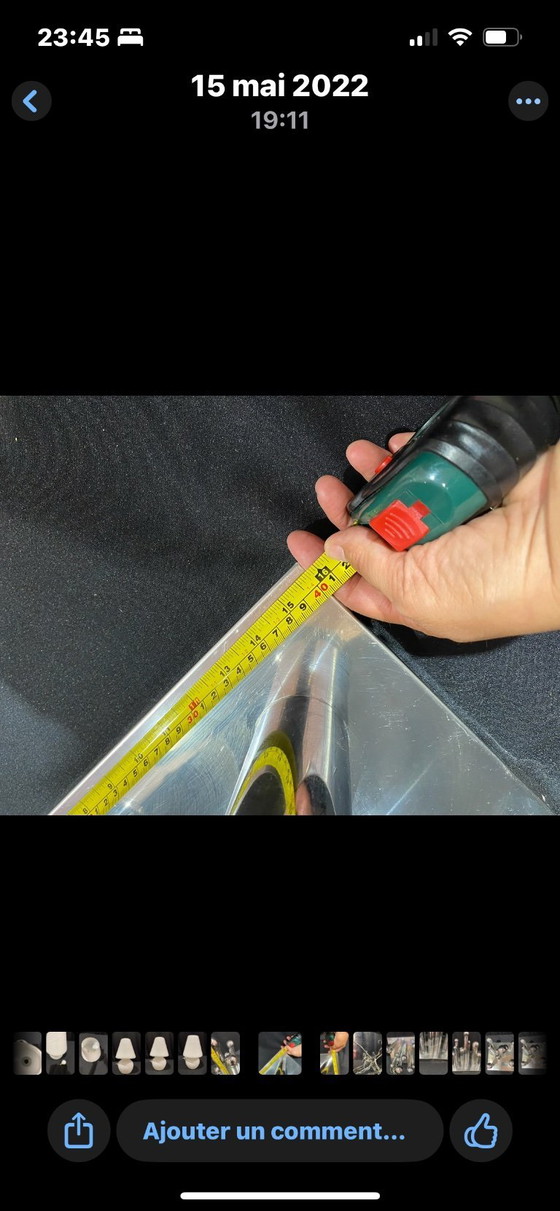 Image 1 of Plafoniera Vintage Motoko Ishii Design Futuriste Années 70-Staff.