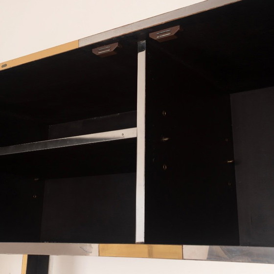 Paul Evans Cityscape Brass and Stainless Steel Bookcase, First Series, 1971 (photo 26 of 29)