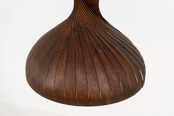 Image 1 of Large pine pendant light by Hans-Agne Jakobsson for Ellysett Markaryd (Sweden,1960s).