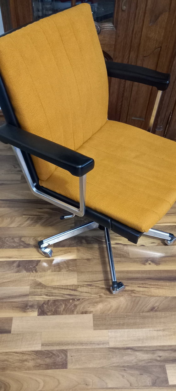 Vintage Stoll Giroflex 7128 bureaustoel – Bureaustoelen, Metal, Plastic (photo 4 of 10)