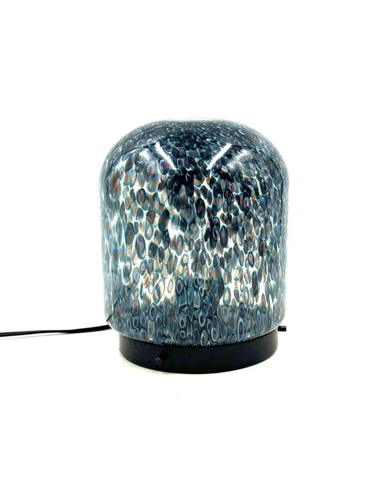 Image 1 of Gae Aulenti, lámpara de mesa de vidrio soplado 'Neverrino', Vetreria Vistosi Italia años 70
