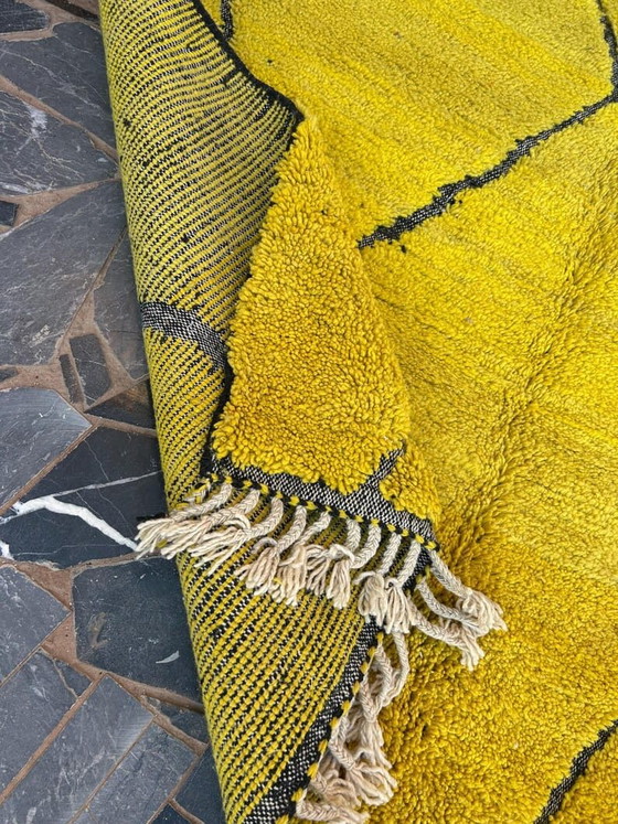 Traditioneel geel Berberkleed van natuurlijke wol, 150 cm x 250 cm – Accupunto, Vloerkleden en tapijten, Wool (photo 5 of 8)