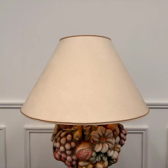 Lampe Capodimonte italienne classique, Céramique (photo 4 sur 6)