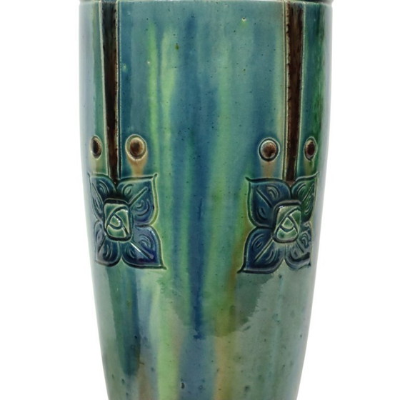 Image 1 of Art Nouveau Vases Flemish Pottery