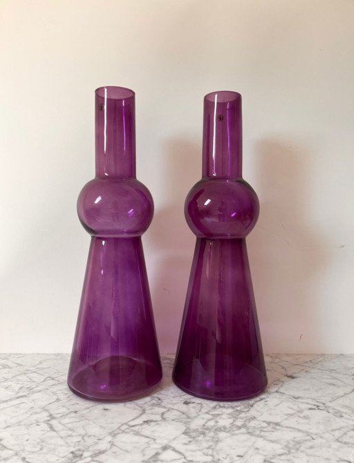 2x Vintage IKEA large vase