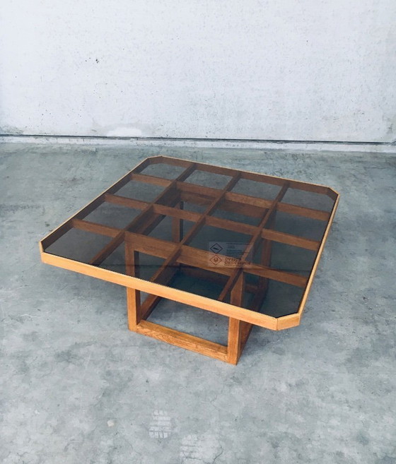 Image 1 of 1980's Postmodern Design Octagonal Square Dining Table