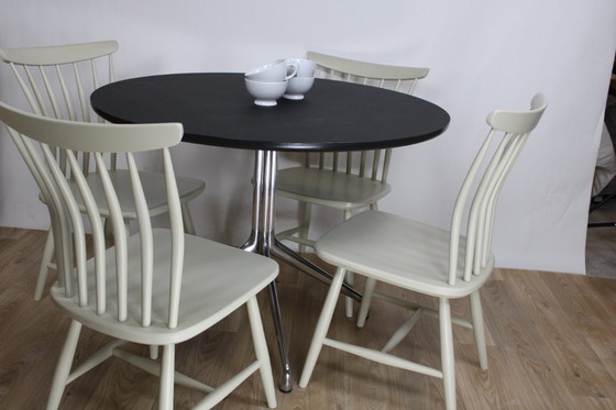 Image 1 of HAY About a Table AA15 - Ø100 cm - Black melamine - Design Hee Welling
