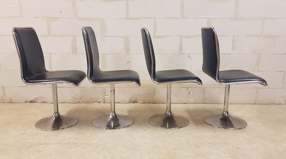 Image 1 of Sedie a tromba a tulipano Tacke dell'era spaziale degli anni '70