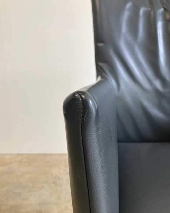 Image 1 of 2x Bert Plantagie Arc eetkamerstoel leer