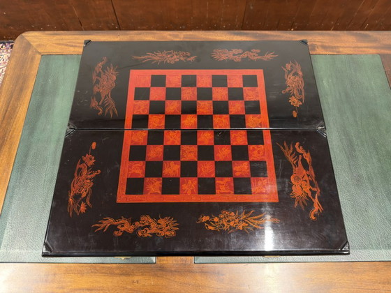 Tablero de ajedrez chino antiguo Backgammon – Objetos decorativos, Madera (photo 2 of 9)