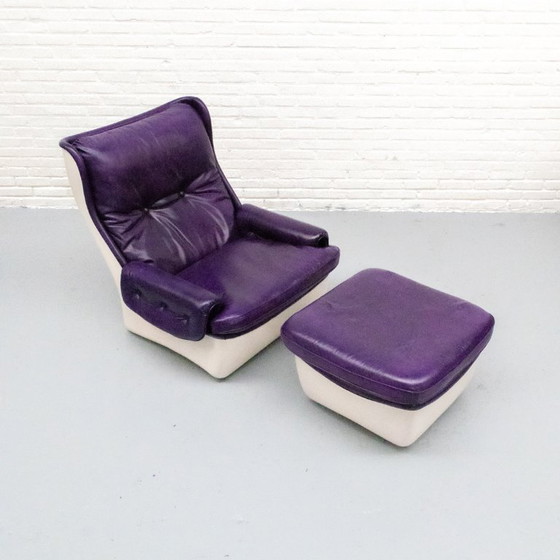 Image 1 of Space Age Airborne Orchid fauteuil jaren 70