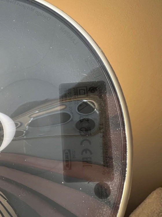 Image 1 of Ikea vintage lamp Lampan wit zilver