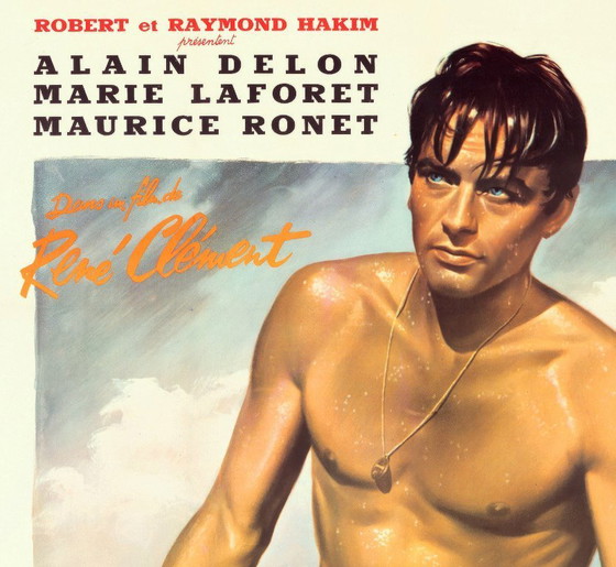 Image 1 of Plein Soleil, película de René Clément, Alain Delon, Marie Laforet y Maurice Ronet - cartel 70x100 cm