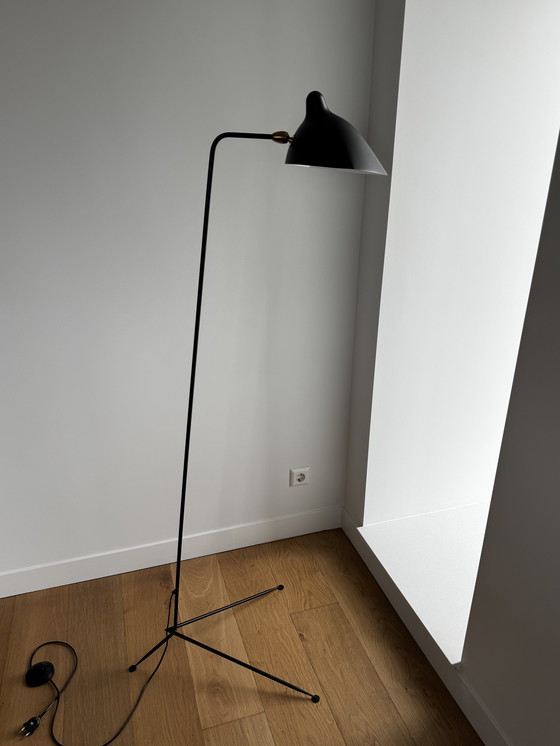 Image 1 of Serge Mouille Einarmige Stehleuchte