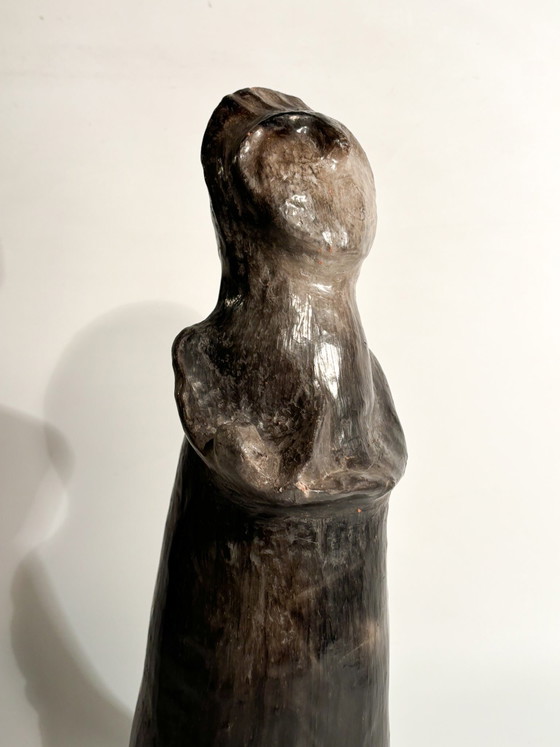 1950s Italian Artist Maternity Ceramic Sculpture (photo 2 of 10)