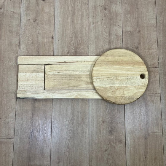 Image 1 of Klappbarer Buchenholzhocker von Roger Tallon für Sentou, 1970/80