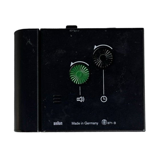 Image 1 of Braun wekker, reiswekker, ontworpen door D. Rams, Duitsland, jaren 70.