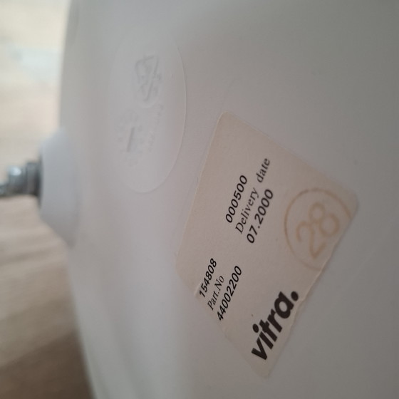 Image 1 of Sedia Vitra Eames bianca DSR cromata