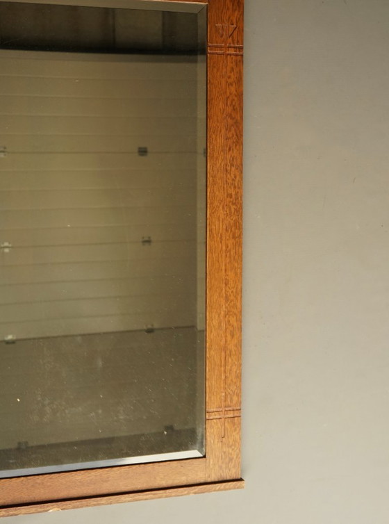 Nieuwe Kunst Arts & Crafts Wandspiegel, jaren 20 – Wood (photo 11 of 13)