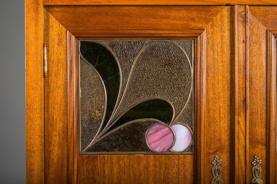 Image 1 of Mobiletto Art Nouveau con specchio, 1890