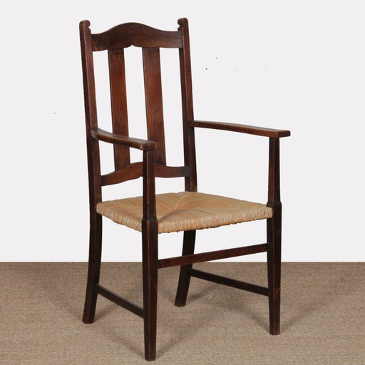 Arts & Crafts fauteuil, Engels werk uit het begin van de 20e eeuw.