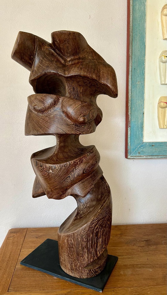 statue of a torso man – Beeldhouwkunst, Hout (photo 16 of 17)