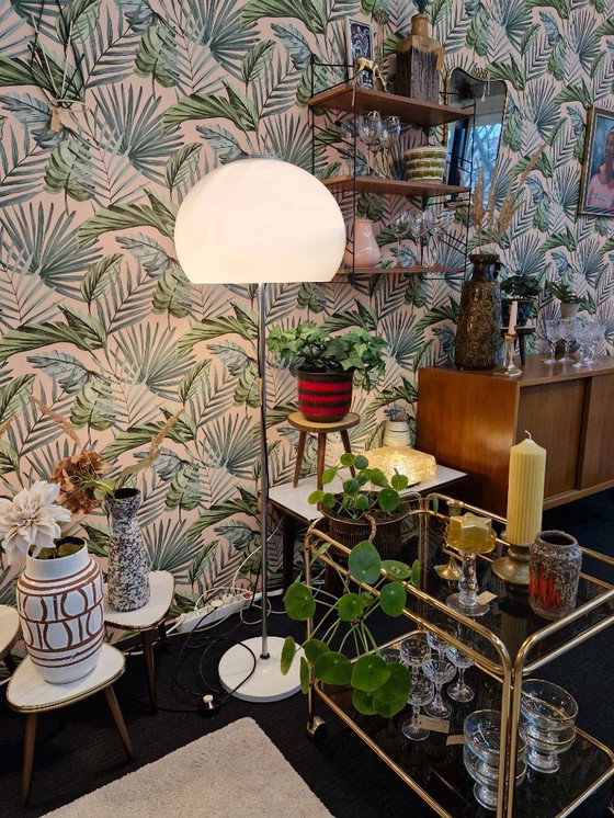 Image 1 of Lampada da terra vintage a fungo Willem Hagoort anni '70