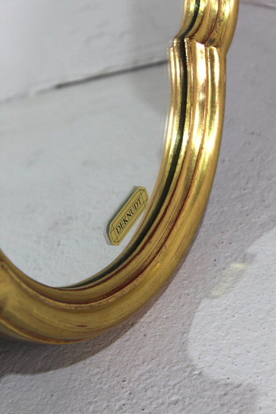 Image 1 of Vintage spiegel DeKnudt goud