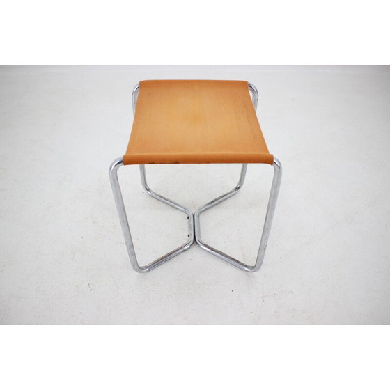 Image 1 of Vintage chromed stool by Marcel Breuer for Thonet B8, 1930s