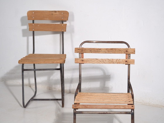 Antieke Tuinstoelen (ca.1920). Set van 2 stuks #1 – Iron, Rustic (photo 21 of 40)
