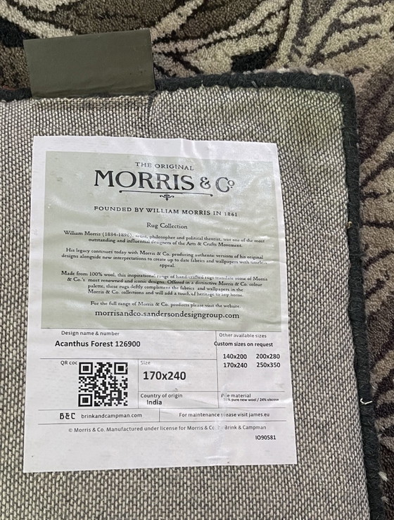 Image 1 of Brink en Campman Morris & Co Acanthus Forest carpet