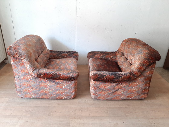 Image 1 of Pair of armchairs by Mimo J. Padova, 1970s