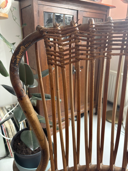 franco albini margherita rattan fauiteil