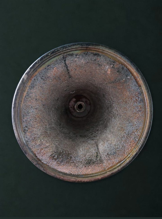 Image 1 of Mooie set zware vintage kandelabers – verzilverd (31 cm hoog)