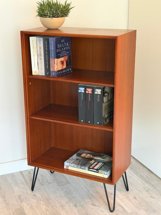 Vintage Formule Kempkes Bookcase | Wall Unit | Shelving Unit, Wood, Orange (photo 6 of 9)