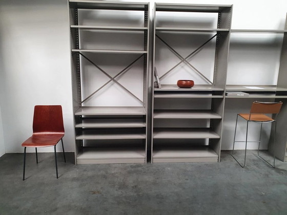 Image 1 of Scrivania Ahrend Stalux Friso Kramer anni '50 pensile vintage componibile