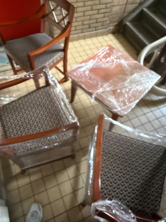 Schuitema set – Dining chairs, Wood, Textile (photo 11 of 13)