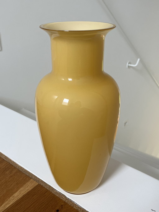 Vase puriste de Murano par Ezio Rizzetto pour De Majo