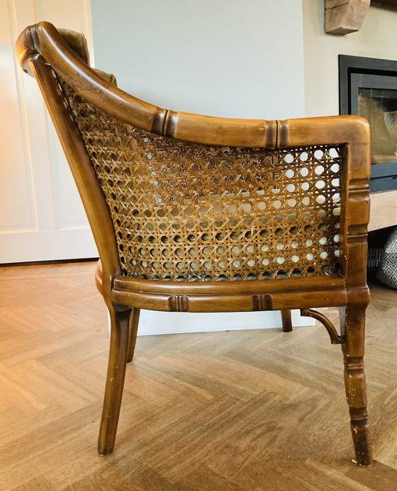 Image 1 of 70S Giorgetti Armchair, Hollywood Regency Style