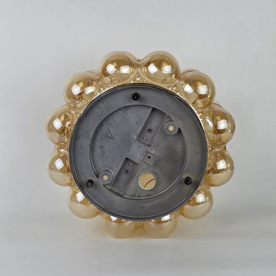 Image 1 of Vintage Bubbel wandlamp/plafondlamp – Glashütte Limburg – Helena Tynell – Ø 26 cm – Duitsland - plafonnière