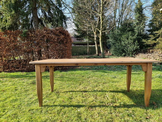 Image 1 of Rectangular wooden dining table