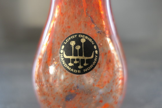 Image 1 of Vintage Lofot Design Handmade Norway Heavy Vase