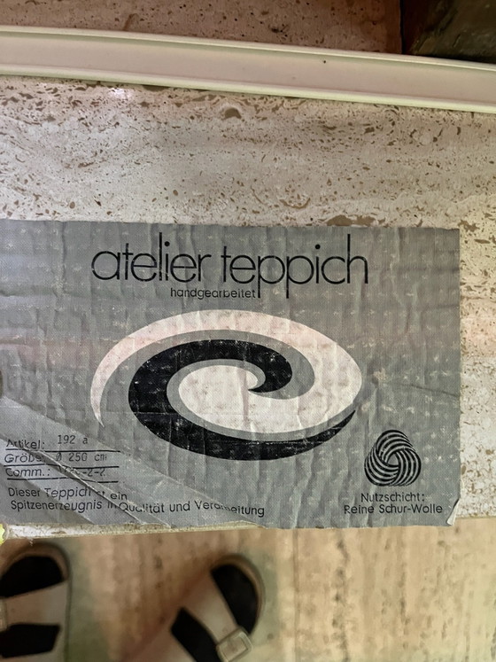Tappeto in Lana Vergine / Anni '70 / Tappeto da Studio / 250cm – Atelier Teppich, Tappeti (photo 4 of 5)