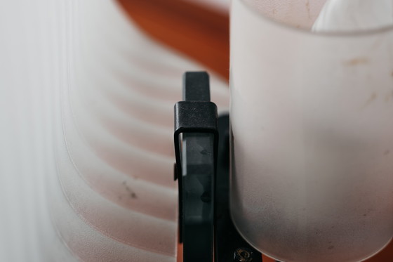 Image 1 of Table Lamp Silhouette Design Table Lamp Marble & Glass 1980's Postmodern